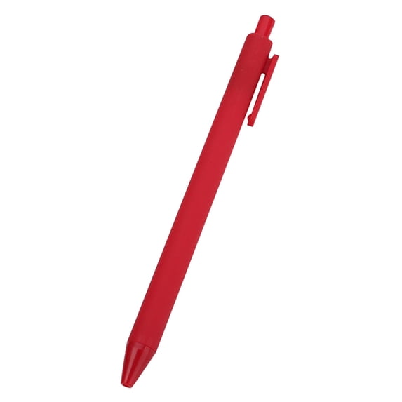 Solivara Red Retractable Ballpoint Pen Medium 1.0mm For Home Office Writing (Pink,One Size)