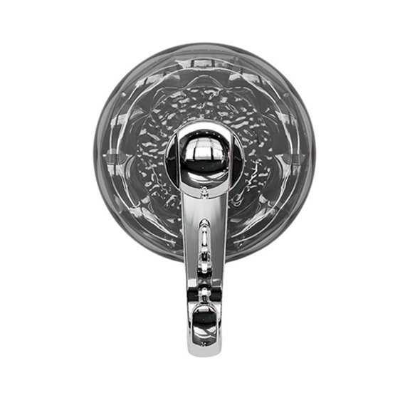 Solivara Retro Ripple Suction Cup Hook Strong Grip For Shower Bathroom Kitchen Glass Door Hanging(Grey,One Size)