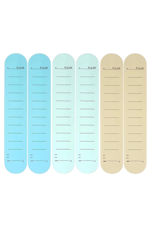 Reusable Silicone Bracelet Notepad With Erasable Surface For Work Study(AF,6pcs)