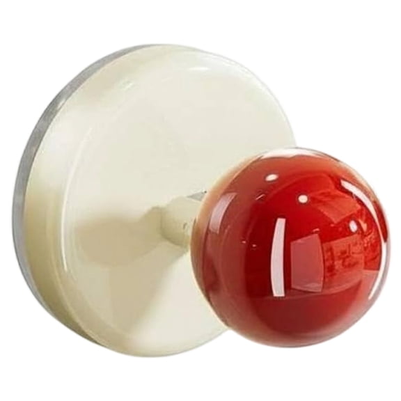Solivara Reusable Suction Cabinet Knob No Drill For Drawer Glass Door Dresser Pull Handle Home(Red,As Shown)