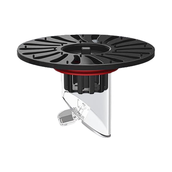 Solivara Shower Drain Backflow Preventer With Filter 2024 New For Bathroom Laundry Sink Metal(Black&Red,One Size)