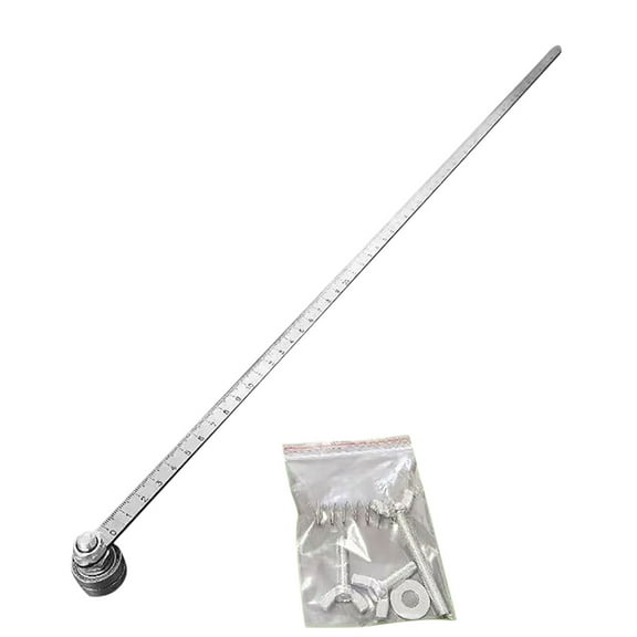 Solivara Single Axis Positioning Caliper For Accurate Wood Cutting Diy Carpentry Ruler (Silver,50cm)