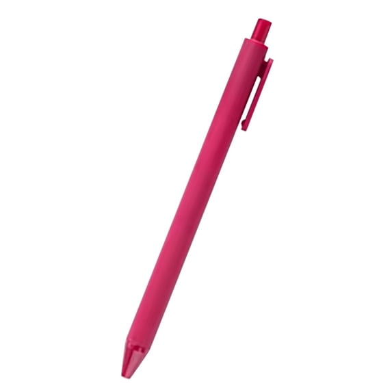 Solivara Smooth Ballpoint Pen Retractable Red Ink For Journaling Planner Use (Hot Pink,One Size)