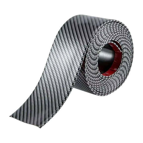 Solivara Soft Black Decorative Fiber Molding Strips Diy Threshold Stickers Edge Guard Plate Car Sticker 2m Pvc(Black,One Size)