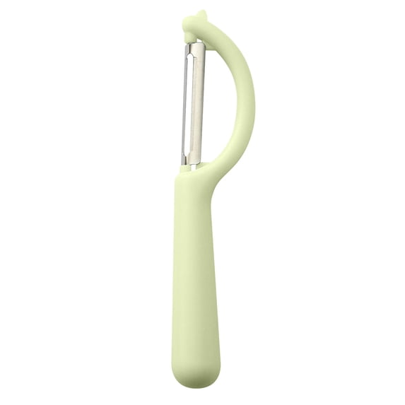 Solivara Stainless P Type Paring Vegetable Peeler For Household Potato Cucumber Kitchen Peeler Plastic(Green,6.69*1.18in)