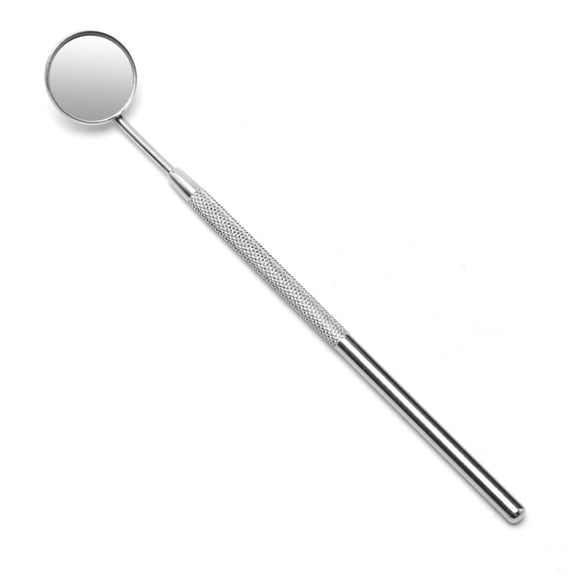 Solivara Stainless Steel Mouth Teeth Cleaning Inspection Magnifying Tool For Dental Care (Silver,One Size)