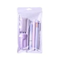 thumbnail image 1 of Solivara Stationery Set Colored Neutral Pen Highlighter Pen Eraser Art Combination High Aesthetic Value Learning Box For Home Office(Purple,4.7*8.5in), 1 of 6