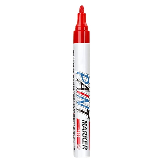 Solivara Stone Paint Marker Pen 3Ml For Restoring Inscriptions Lettering And Marking On Stone (Red,5.51*0.79in)