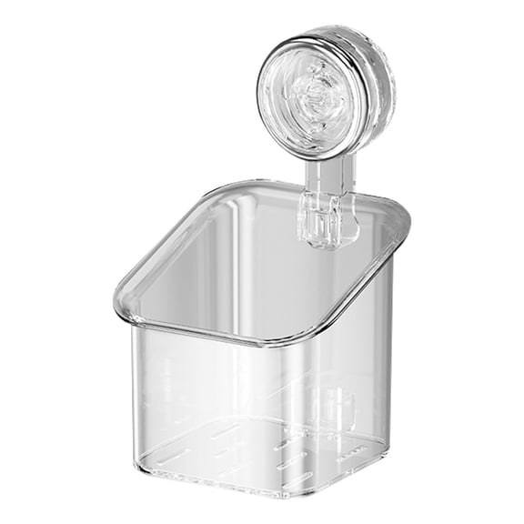 Solivara Suction Cup Rotating Kitchen Organizer Wall Mounted Drill Suction Cup Storage Container Removable Shower Caddy For Bathroom And Kitchen Plastic(A,One Size)