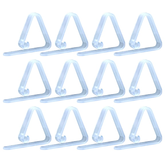 Solivara Transparent Tablecloth Clips For Home Picnic Indoor And Outdoor Table Cover Securing(Clear,One Size)