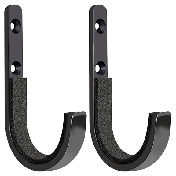 Solivara Wall Mounted Bow Holder Rack For Bow And Arrow Hunting Shooting Training Accessory Space Saving Home(Black,As Shown)