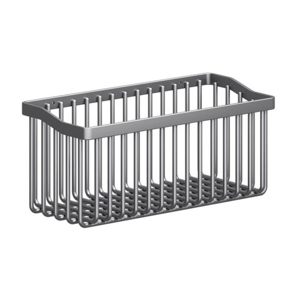 Solivara Wall Mounted Wire Storage Basket For Kitchen Fruit Vegetable And Snack Counter Storage Stainless Stackable Fruit And Vegetable Stand(Grey,One Size)