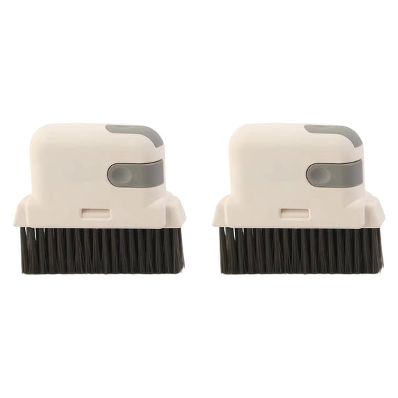 Solivara Window Groove Cleaning Brush Tool For Sliding Door And Track Multifunctional(Grey*2,4.72*3.35 in)