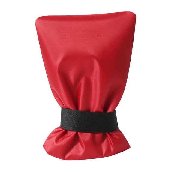 Solivara Winter Faucet Cover For Garden Hose Bib Reflective Insulated For Freeze Protection (Red,7.09×5.91×1.97in)