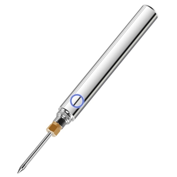 Solivara Wireless Charging Soldering Pen Kit Usb Mini Portable Battery Soldering Tool (Silver,One Size)