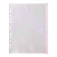thumbnail image 1 of Solivara Zipper Plastic Pockets Envelope Folders With Sequin Decor For Planner Filing Office(C,12.2*8.27in), 1 of 9