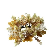 Solive Candle Rings Wreaths Centerpiece Fall Table Decorations Holiday Party Home Decor for Thanksgiving Christmas Halloween