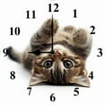 thumbnail image 1 of Soliyoahee Clocks for Living Room Funny Cats 10inch Wall Clock Cute Animals Small Battery Operated Wall Clocks Decorative for Kitchen Living Room Bedroom Bathroom Dining Room, 1 of 6