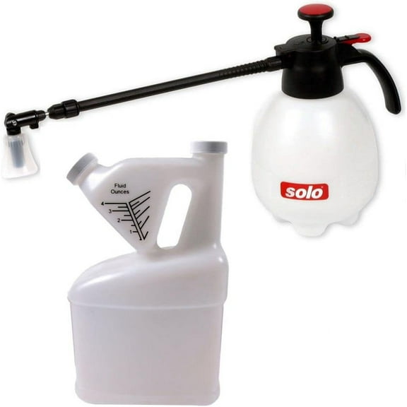 Solo 420 Farm and Landscape Hand Sprayer with Tip N' Measure 1/2 Gallon Container (Bundle, 2 Items)