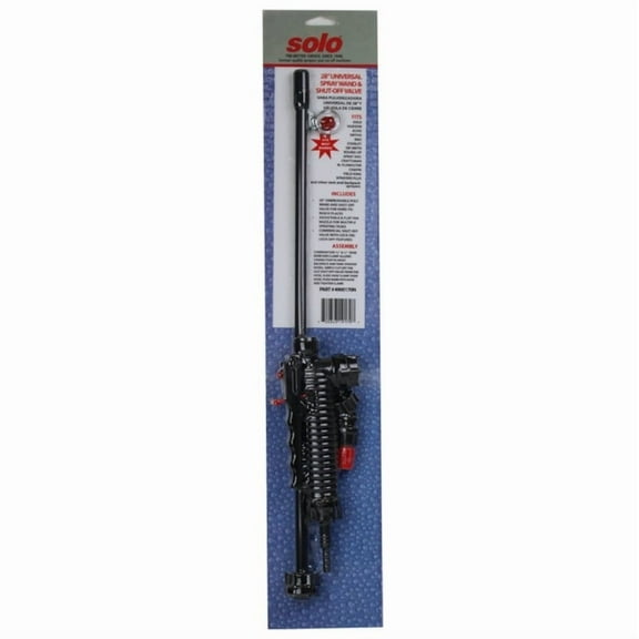 Solo 4900170-N Garden Sprayer Wand & Shut-Off Valve, Universal Fit, 28-In. Wand - Quantity 1
