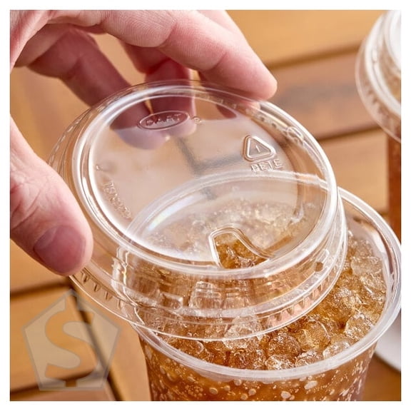 Solo 626NSL Prima PET Plastic Cold Cup Strawless Lid - 1,000/Case