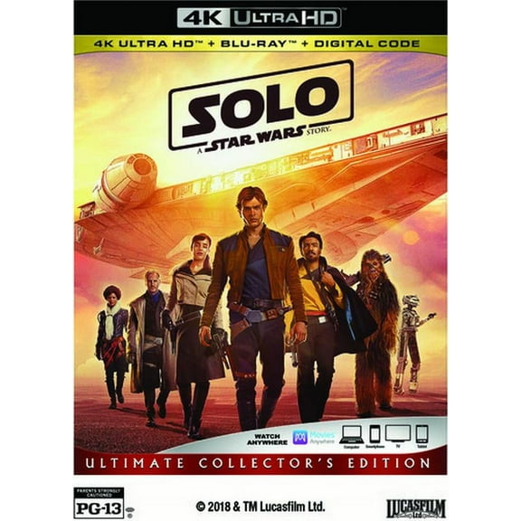 Solo: A Star Wars Story (4K Ultra HD + Blu-ray + Digital Code)