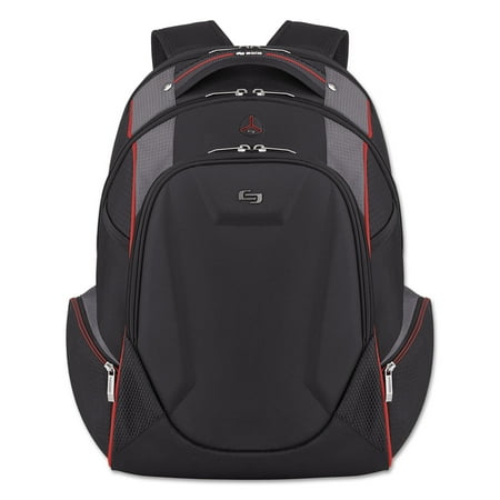 Solo New York - Active Laptop Backpack for 17.3" Laptop - Black/Red