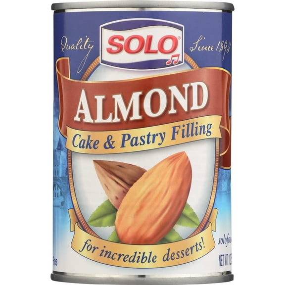 Solo - Almond Cake & pastry Filling - 12.5 Oz, Case of 6