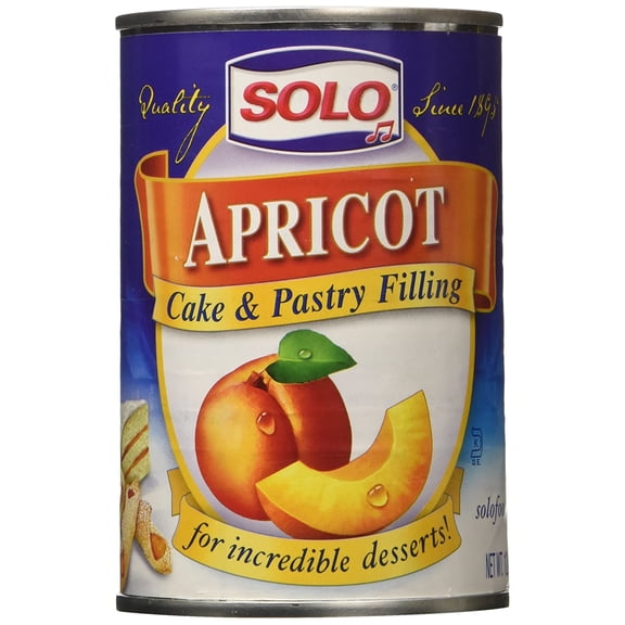 Solo Apricot Cake and OKA4Pastry Filling, 12 Ounce (Pack of 2)