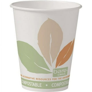 Solo Bare Eco-Forward 8 oz SSPLA Paper Hot Cups - 50 / Pack - 20 / Carton - Multi - Paper, Polylactic Acid (PLA) - Hot Drink, Beverage Solo Bare Eco-Forward 8 oz SSPLA Paper Hot Cups - 50 / Pack - 20 / Carton - Multi - Paper, Polylactic Acid (PLA) - Hot Drink, Beverage