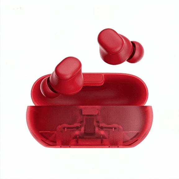 Solo Buds True Wireless Earbuds MUW03LL/A - Transparent Red