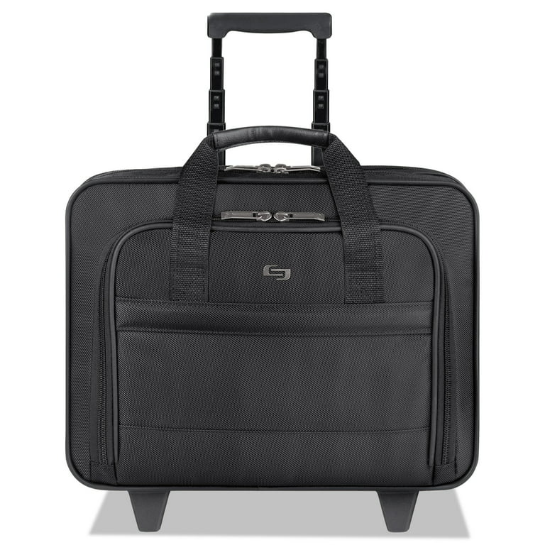 Solo Classic Wheeled Laptop Business Case - 15 - Black