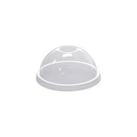 2.5 oz to 9 oz Plastic Dome-Top Cold Cup Lids - Clear (2500/Carton)