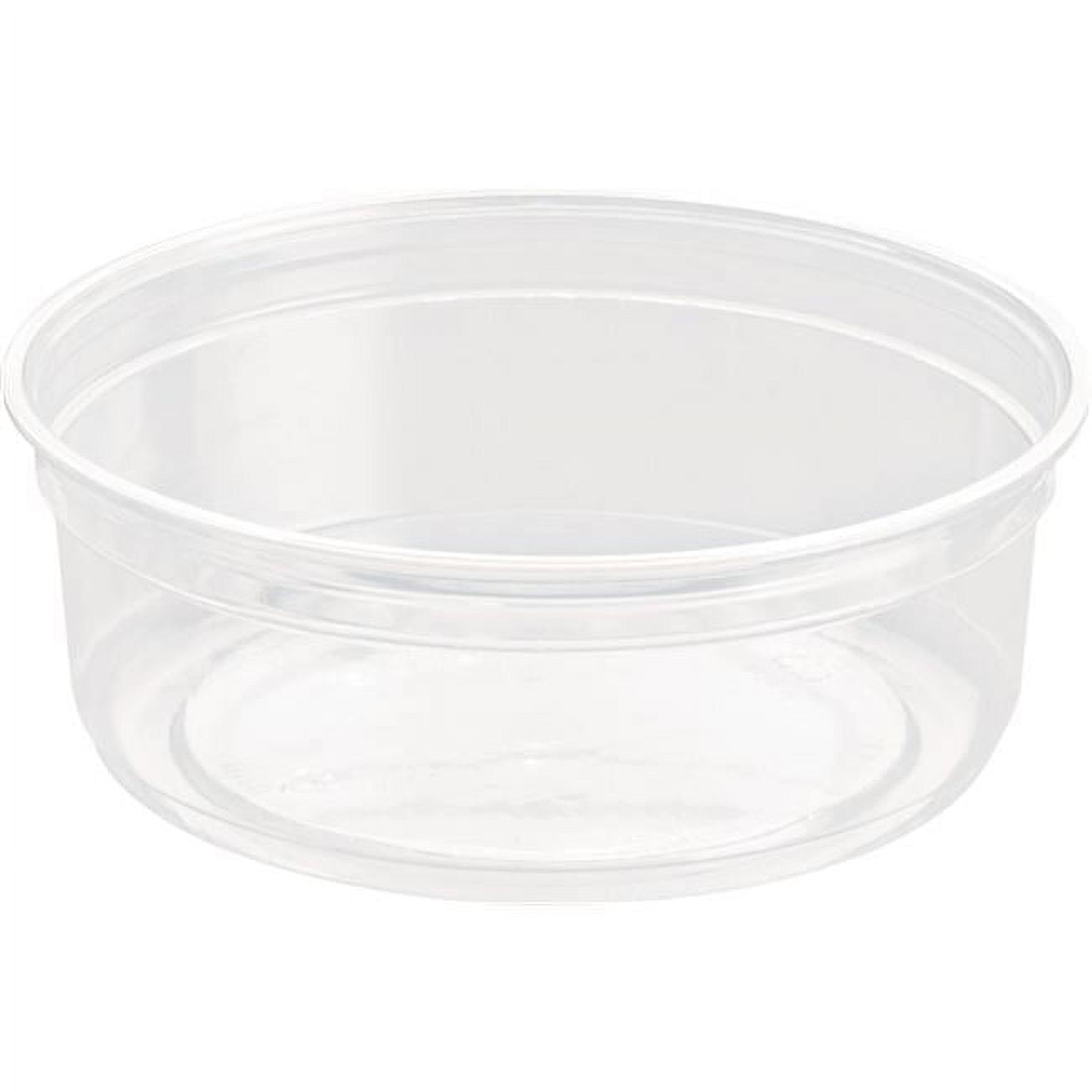 Solo. Cup 8 oz Plastic Deli Containers, Clear - Walmart.com