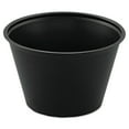 Solo Cup Company 4 Oz Polystyrene Portion Cups, Black, 250 count, (Pack