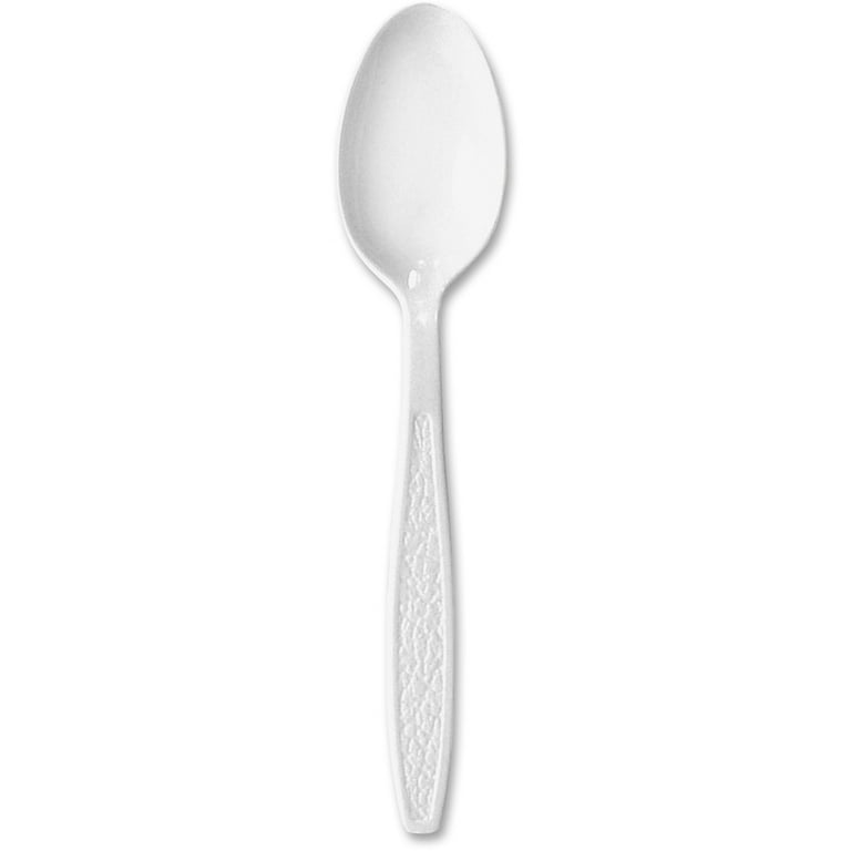 Solo Cup Guildware Heavyweight Plastic Teaspoons - 1000/Carton - Teaspoon - 1 x Teaspoon - Breakroom - Disposable - Black