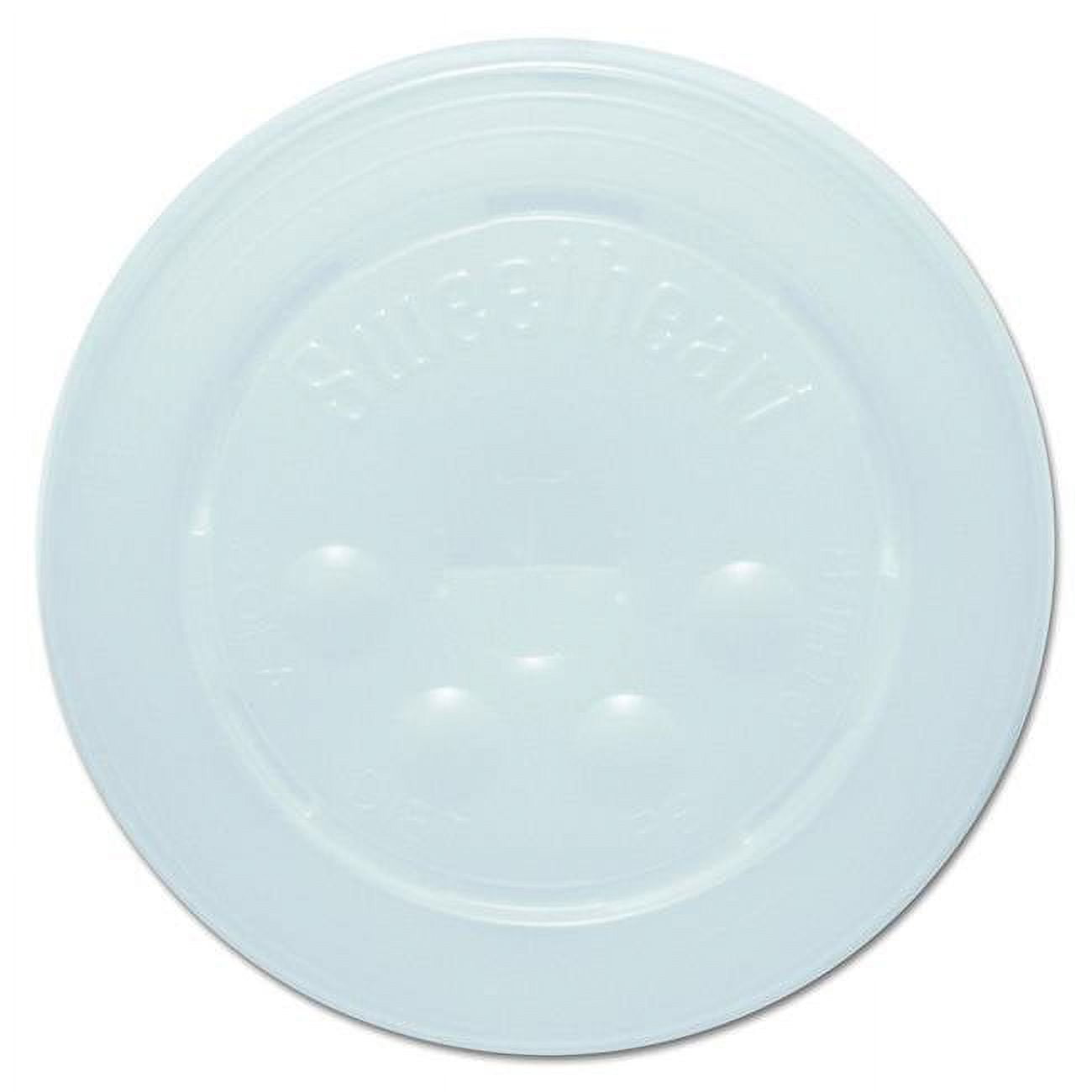 L16BL TRANS LID F/12,16,21,22 W/STRAW SLOT/ID FOR WAXED CUPS