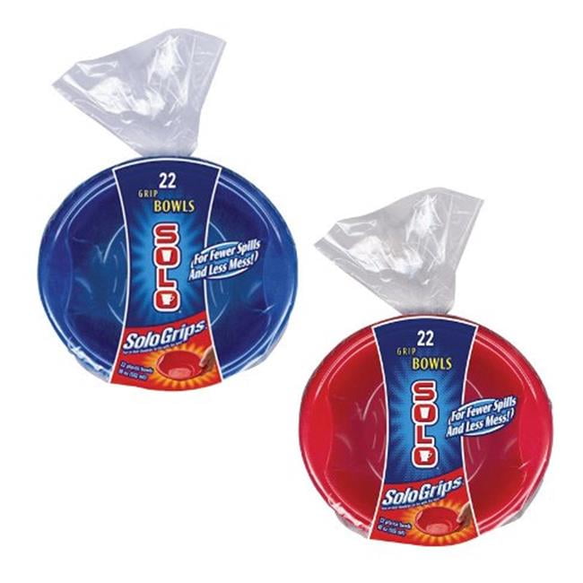 Solo Cup SQB20 18 oz Grips Plastic Bowl - pack of 12