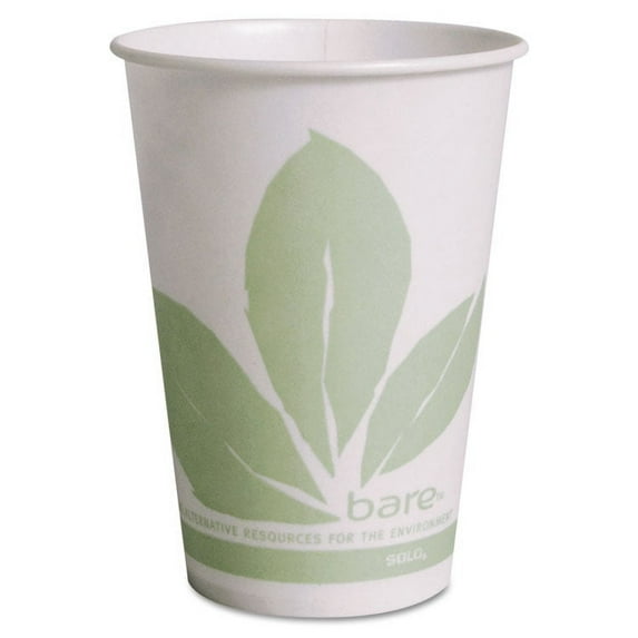 Solo Cup Treated Paper Cold Cups, 10 oz, 2000/Carton - SCCR10NBBBB