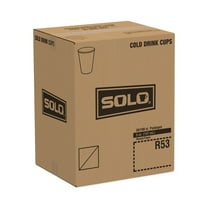 Solo Symphony Design Paper Water Cups, 5 oz, 100/Bag, 30 Bags/Carton