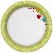 Solo Disposable Paper Plates 8.5in 44ct Pack of 3