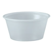 Solo Disposable Souffle Cup Clear Plastic 2 oz. 250 Ct P200N