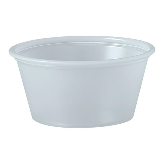 Solo Disposable Souffle Cup Clear Plastic 2 oz. 250 Ct P200N