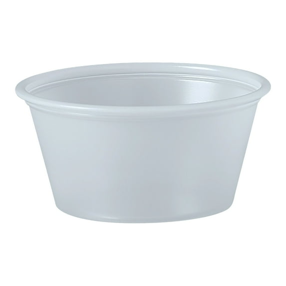 Solo Disposable Souffle Cup Clear Plastic 2 oz. 250 Ct P200N