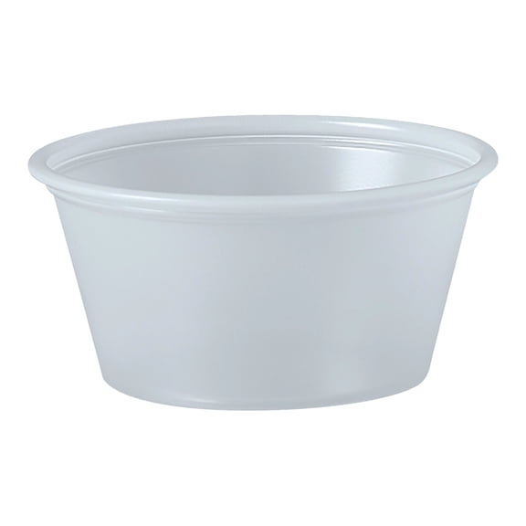 Solo Disposable Souffle Cup Clear Plastic 2 oz. 250 Ct P200N