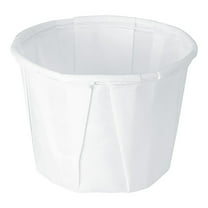 Solo Disposable Souffle Cup White Paper 0.5 oz. 250 Ct 050-2050