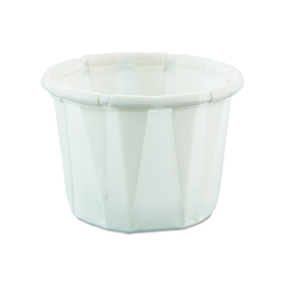 Solo Disposable Souffle Cup White Paper 0.5 oz. 250 Ct 050-2050