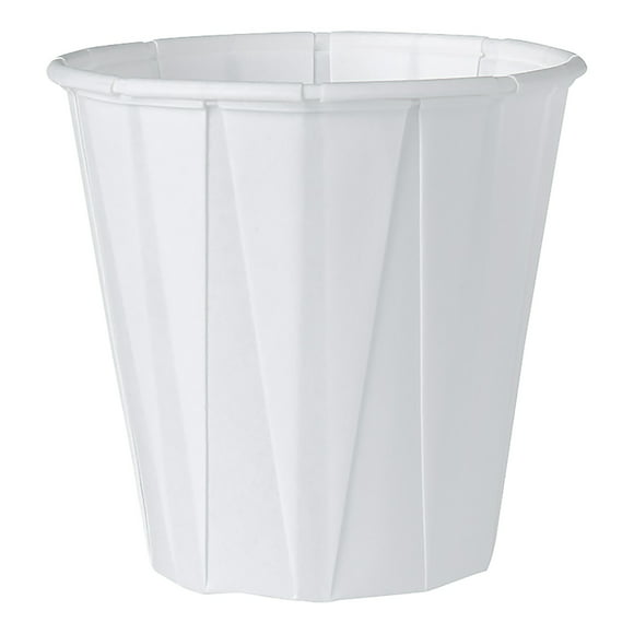 Solo Disposable Souffle Cup White Paper 3.5 oz. 5000 Ct 450-2050
