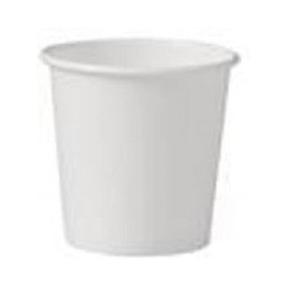 Solo Drinking Cup White Paper/Polyethylene Disposable  4 oz., 2 Cases of 1000