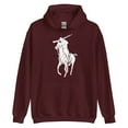 thumbnail image 1 of Solo Hoodie (Maroon/White), 1 of 1